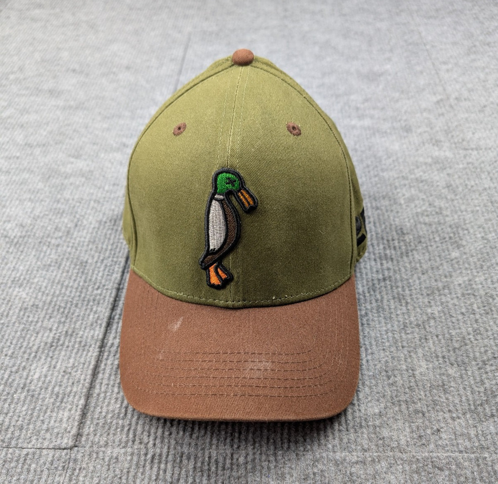 2F.7 Hat Mens One Size Snap Back Adjustable Hunting 2 Tone Green Signed Baseball